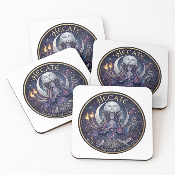 Item preview, Hecate Queen of the Crossroads - Witchy Occult Celestial Art designed and sold by rufusorosen.