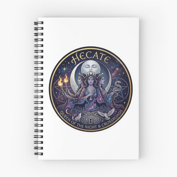 Item preview, Hecate Queen of the Crossroads - Witchy Occult Celestial Art designed and sold by rufusorosen.