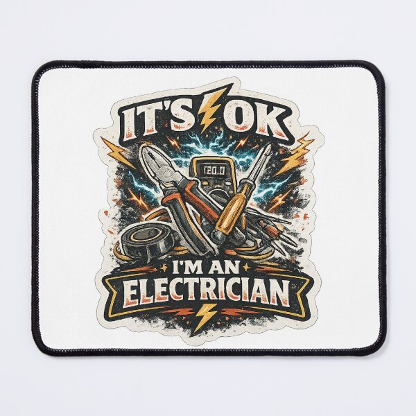 Item preview, It's Ok I'm An Electrican designed and sold by JN-Designn.