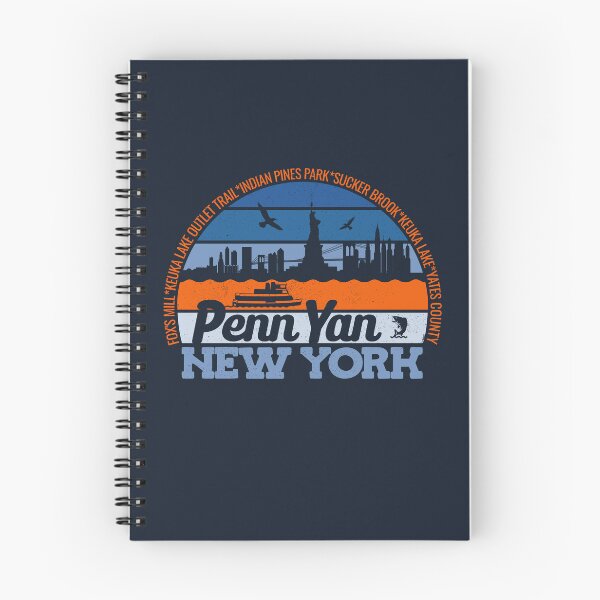 Item preview, Penn Yan New York Sunset Retro Vintage Local Pride Logo designed and sold by CRHPOD20.