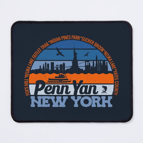 Item preview, Penn Yan New York Sunset Retro Vintage Local Pride Logo designed and sold by CRHPOD20.