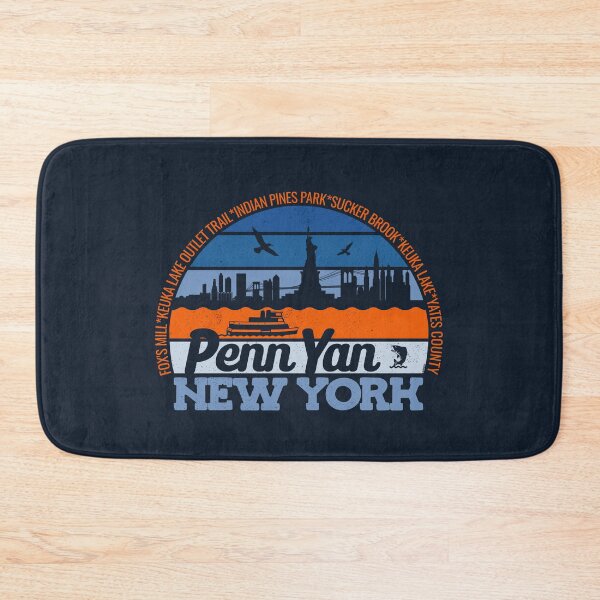 Item preview, Penn Yan New York Sunset Retro Vintage Local Pride Logo designed and sold by CRHPOD20.