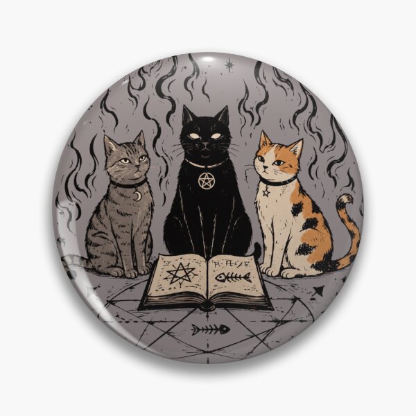 Item preview, Three Witch Cats Summoning Magic designed and sold by ArcSeisaku.