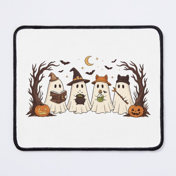 Item preview, Cute Spooky Halloween Ghost Witch Coven Squad designed and sold by gillaarts.