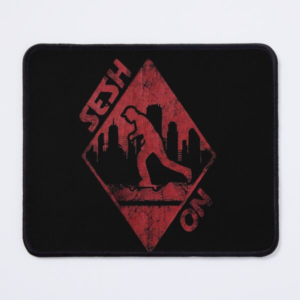 Item preview, SeshOn Skateboard Urban Streetwear Grunge Sticker designed and sold by DanniJordan.