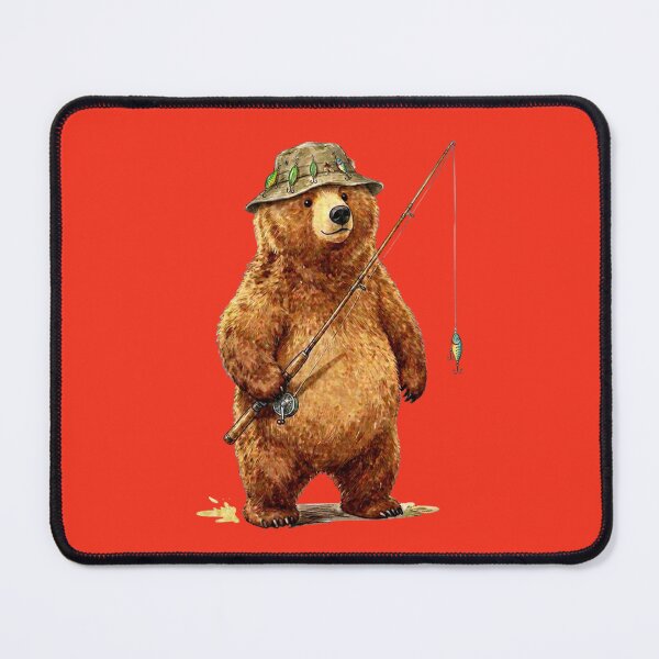 Item preview, Bear Fisherman designed and sold by AMERICANCHEEZ.