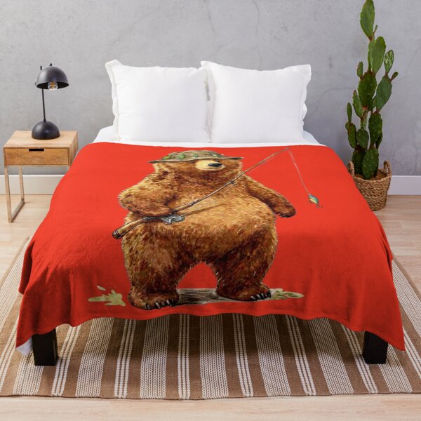 Item preview, Bear Fisherman designed and sold by AMERICANCHEEZ.