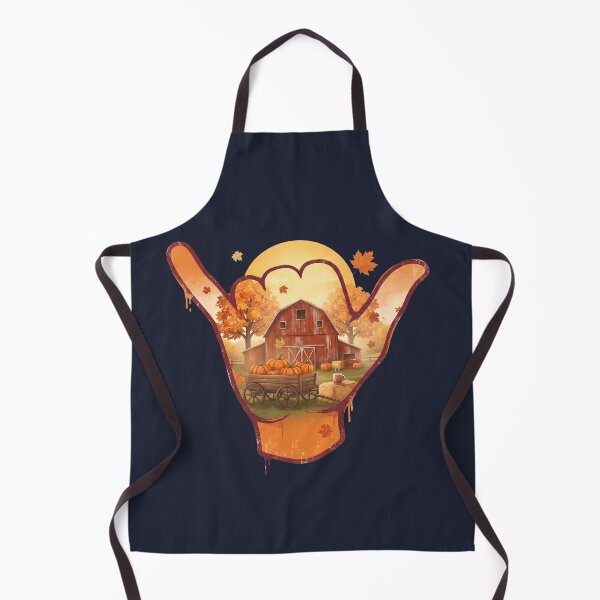 Item preview, USA Shaka Fall Harvest Pumpkin Barn Thanksgiving designed and sold by MythicCotton.