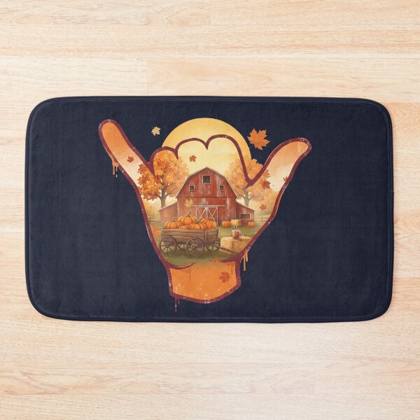 Item preview, USA Shaka Fall Harvest Pumpkin Barn Thanksgiving designed and sold by MythicCotton.