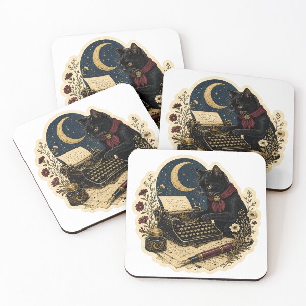 Item preview, Midnight Black Cat at Typewriter designed and sold by -DEEWOLF-.