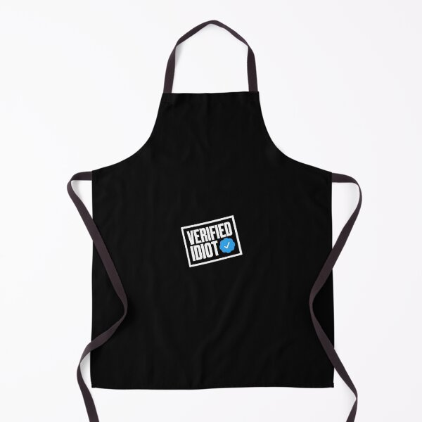 Item preview, Verified Idiot Blue Checkmark Stamp Graphic - Funny Social Media Parody Vector designed and sold by GrimNest.