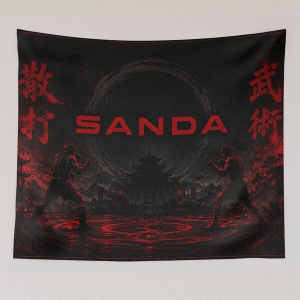 Item preview, SANDA: The Art of Chinese Combat Sports designed and sold by Fei Long Design Hub.