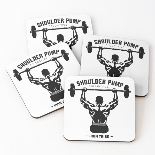 Item preview, Shoulder Pump Collective | Gym Brotherhood Delts Club | Bodybuilding Streetwear designed and sold by Sparkofart07.