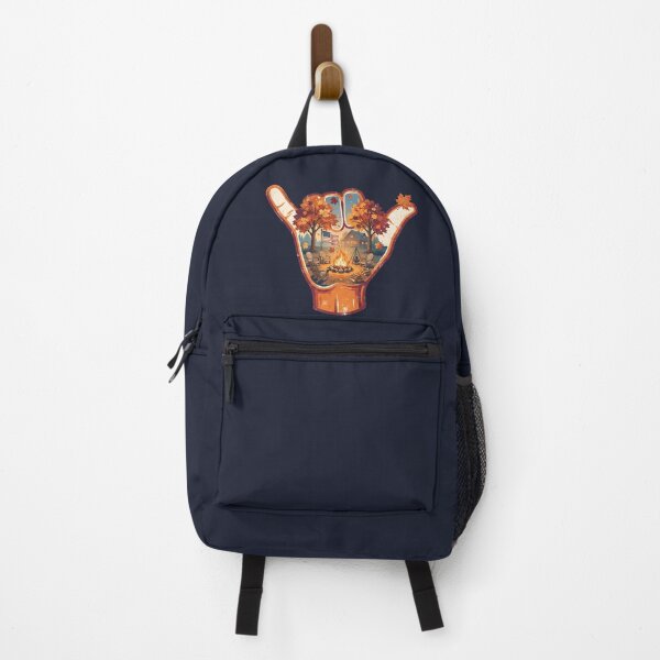 Item preview, USA Shaka Autumn Campfire Thanksgiving Cabin designed and sold by MythicCotton.