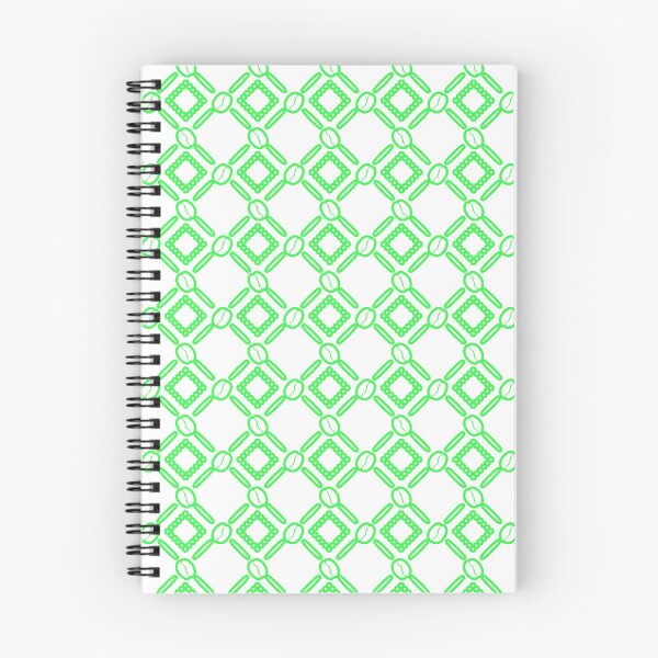 Item preview, Green Coffee Beans Geometric Pattern For Books, Cups, Mugs and More designed and sold by CaribbeanClown.