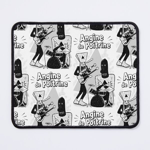 Item preview, Angine de Poitrine band, black and white (fan art) designed and sold by PopCultureAndStuff.