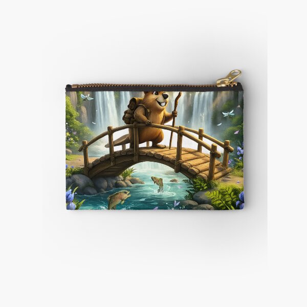 Item preview, Happy Beaver Adventures – Crossing Cedar Falls designed and sold by Clothes With Smiling Animals Walt Gral.