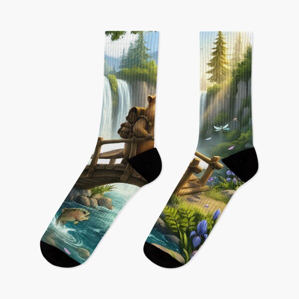 Item preview, Happy Beaver Adventures – Crossing Cedar Falls designed and sold by Clothes With Smiling Animals Walt Gral.