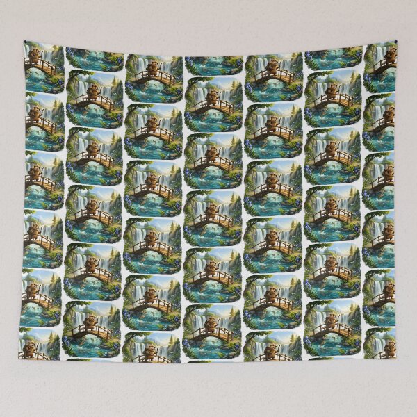 Item preview, Happy Beaver Adventures – Crossing Cedar Falls designed and sold by Clothes With Smiling Animals Walt Gral.