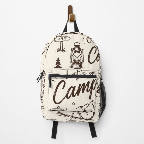 Item preview, Let's Go Camping Campfire Coffee Outdoor Adventure Design designed and sold by TeeVerse27.