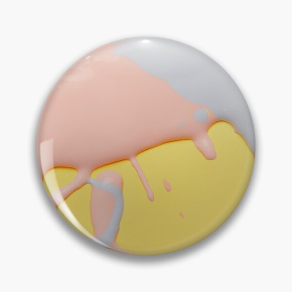 Item preview, Melting Pastels – Abstract Yellow Paint Pour Design designed and sold by BuckaBaby.