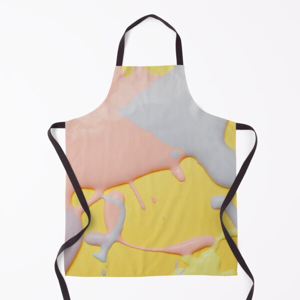 Item preview, Melting Pastels – Abstract Yellow Paint Pour Design designed and sold by BuckaBaby.