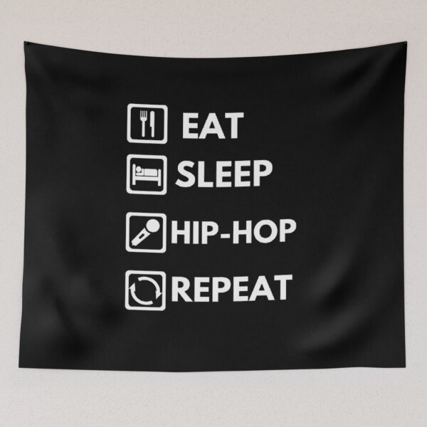 Item preview, Eat sleep HIP hop repeat essential tshirt. designed and sold by JonHenr.