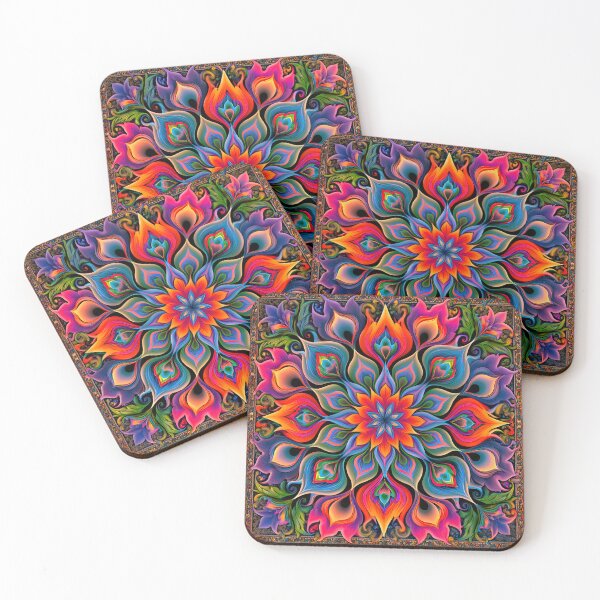 Item preview, Peacock Bloom of the Radiant Garden designed and sold by bloorose.