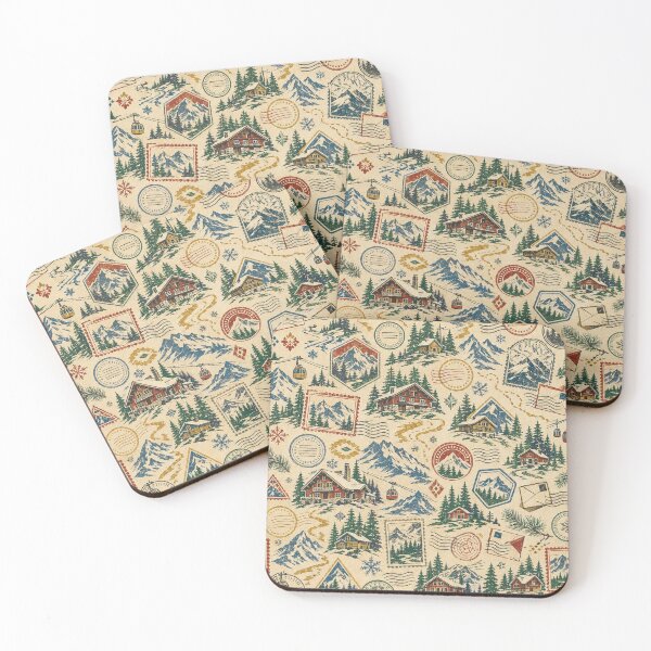 Item preview, Alpine Lodge Postmark designed and sold by alexrow.