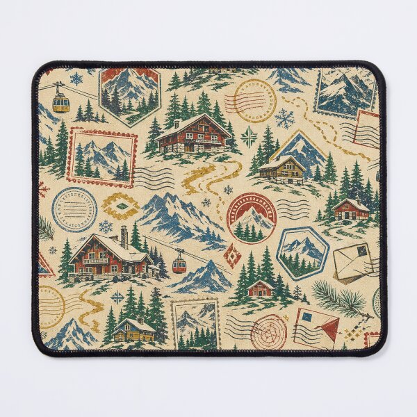 Item preview, Alpine Lodge Postmark designed and sold by alexrow.