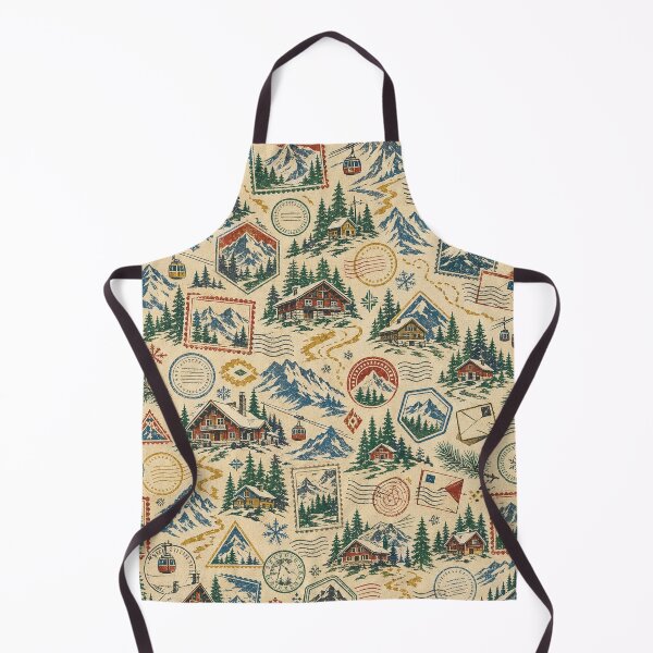 Item preview, Alpine Lodge Postmark designed and sold by alexrow.