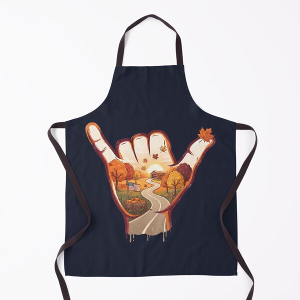 Item preview, USA Shaka Autumn Covered Bridge Thanksgiving designed and sold by MythicCotton.