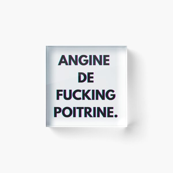 Item preview, Angine de Poitrine (fan art) designed and sold by PopCultureAndStuff.