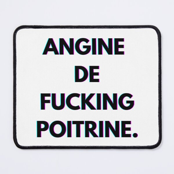Item preview, Angine de Poitrine (fan art) designed and sold by PopCultureAndStuff.