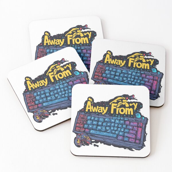 Item preview, Away From Keyboard (AFK) Gamer Sticker – Colorful Mechanical Keyboard Gaming Design designed and sold by Shivamartwark.