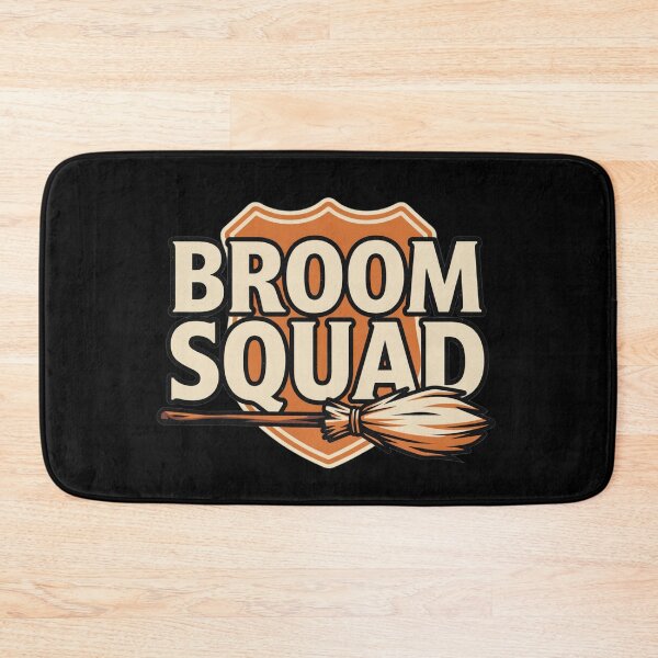 Item preview, Halloween Witch's Broom – Broom Squad designed and sold by No Excuses Supply.