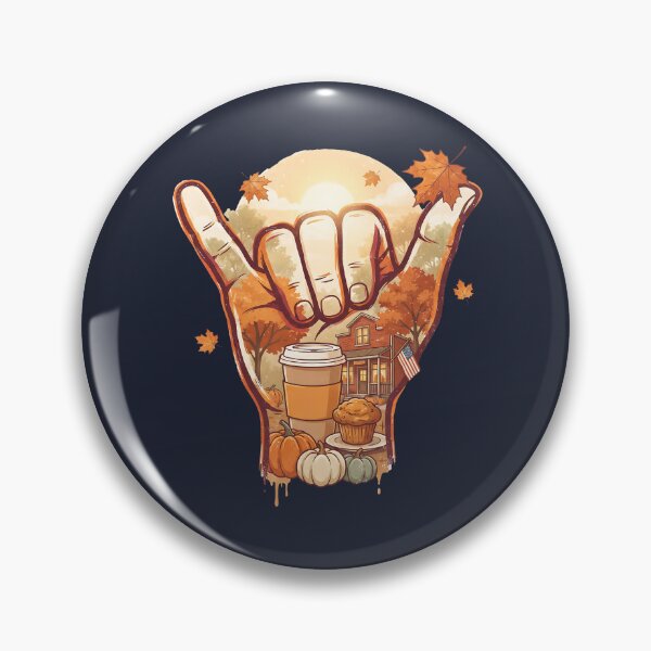 Item preview, USA Shaka Autumn Coffee Pumpkin Spice Thanksgiving designed and sold by MythicCotton.
