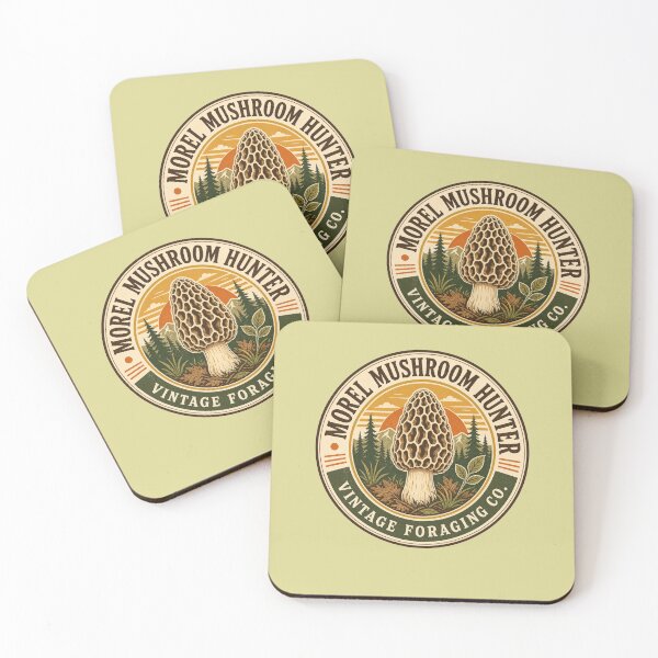 Item preview, Funny Morel Mushroom Hunting Retro Design for Mushroom Foraging Lovers designed and sold by MystiMagica.