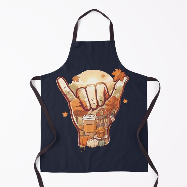 Item preview, USA Shaka Autumn Coffee Pumpkin Spice Thanksgiving designed and sold by MythicCotton.