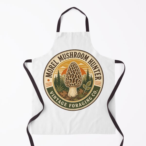 Item preview, Funny Morel Mushroom Hunting Retro Design for Mushroom Foraging Lovers designed and sold by MystiMagica.
