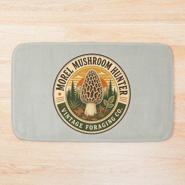 Item preview, Funny Morel Mushroom Hunting Retro Design for Mushroom Foraging Lovers designed and sold by MystiMagica.