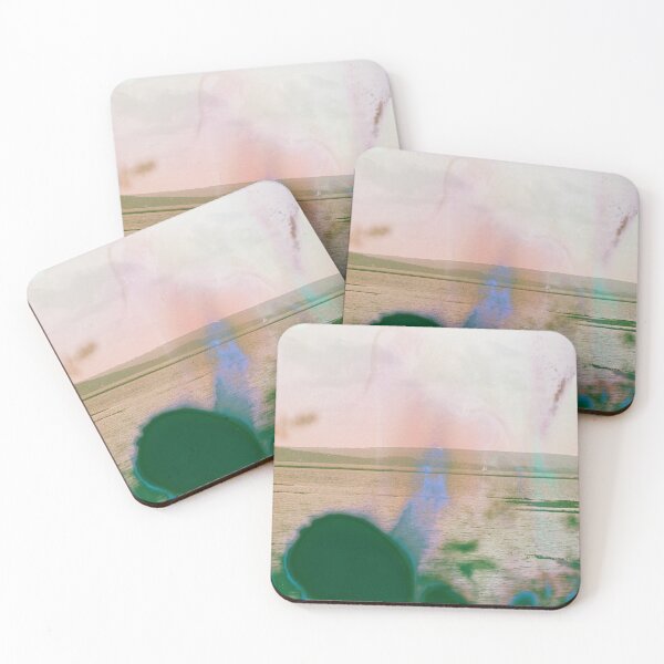 Item preview, Dreamy Horizon – Abstract Pastel Landscape with Silhouettes designed and sold by BuckaBaby.