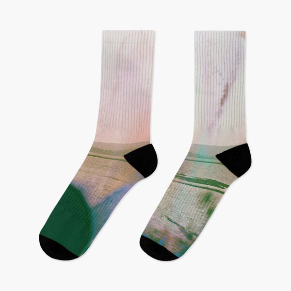 Item preview, Dreamy Horizon – Abstract Pastel Landscape with Silhouettes designed and sold by BuckaBaby.