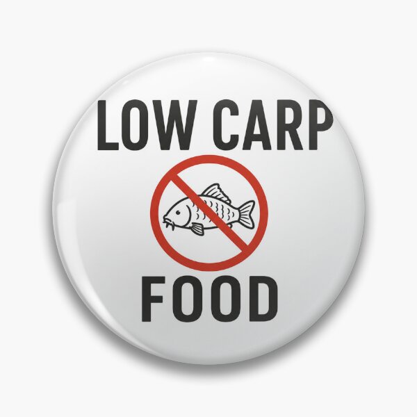 Item preview, Low Carb Food Funny Fish Pun Minimalist Design designed and sold by NicramR.