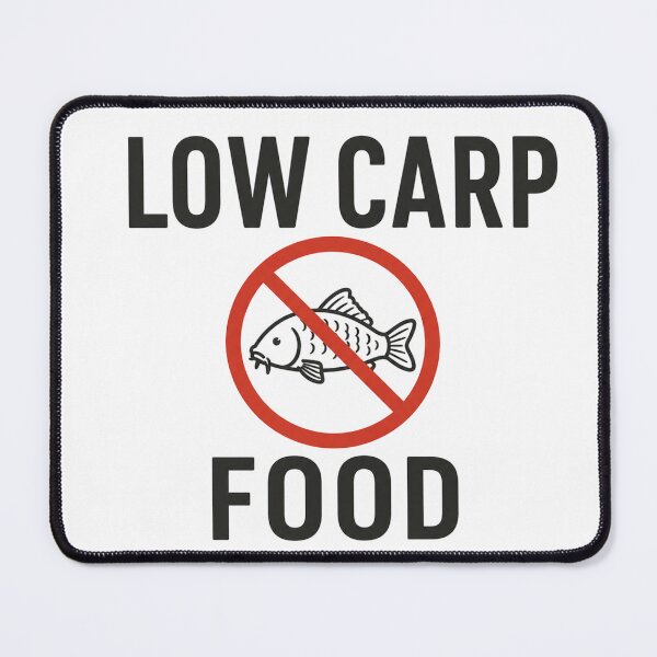 Item preview, Low Carb Food Funny Fish Pun Minimalist Design designed and sold by NicramR.