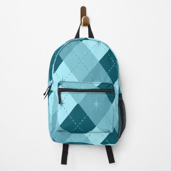 Item preview, Mid Century Modern Argyle Pattern | Retro Blue Geometric Design designed and sold by Vileprint.