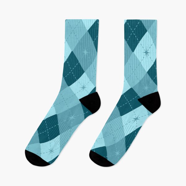 Item preview, Mid Century Modern Argyle Pattern | Retro Blue Geometric Design designed and sold by Vileprint.