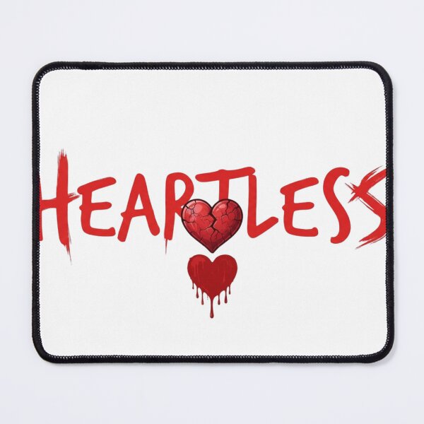 Item preview, Heartless Typography Design | Bold Red Grunge Quote designed and sold by yanderedev.
