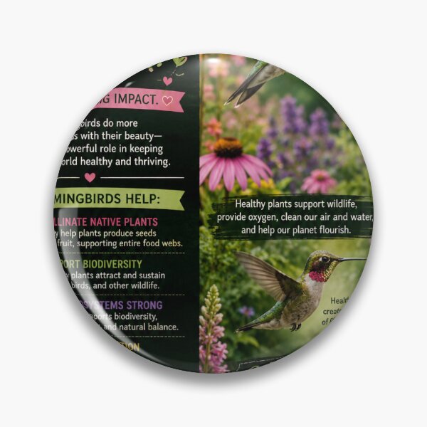 Artikelvorschau, Warum sind Kolibris Bestäuber? | Bildmaterial über Wildtiere und Bestäuber entworfen und verkauft von Whiskered Garden Studio.