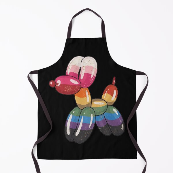 Item preview, Colorful Balloon Dog Pop Art: Aesthetic Balloon Animal Silhouette and Modern Sculptures Fan Art designed and sold by benja-08.